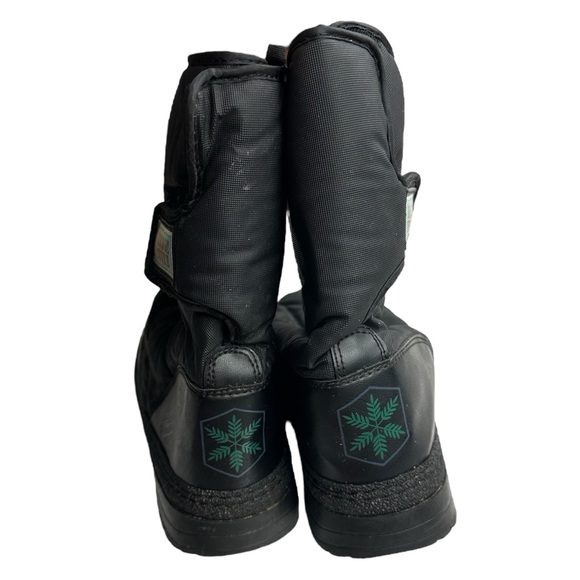 Rugged Exposure Black Snow Insulated Winter Boots Size 9 - Picture 4 of 9
